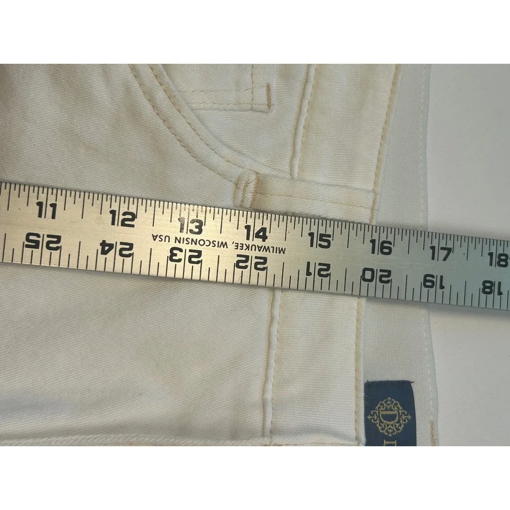 Democracy Shorts Women 16 White Ab Solution High Rise Frayed Hem